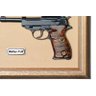 Quadro Réplica Arma Walter P-38 - Clássico - 3