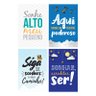 Kit Placa Decorativa MDF Frases Infantis 4un - 1
