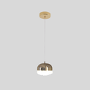 Ver imagem 1 de Pendente Dourado 15cm 12w 3000k Bivolt Cabo de 2 Metros
