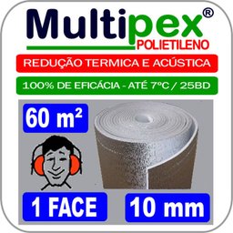 Manta Termo Acustica 1 Face 10 mm (60m²) Multipex - 2