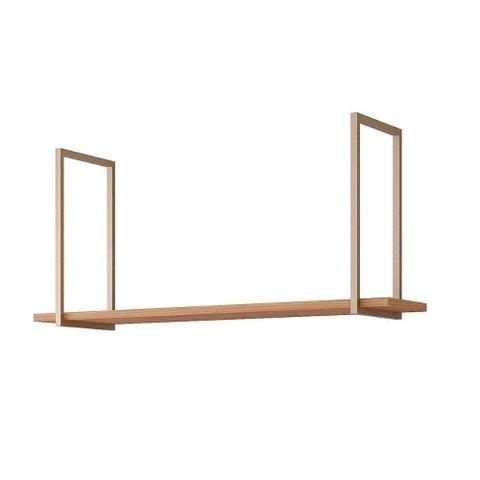 Prateleira de Cozinha Suspensa Eloise 1,25cm Freijo - Mgm