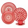 Aparelho Jogo de Jantar 20 Peças Oxford Floreal Renda - 1