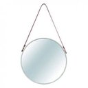 Ver imagem 2 de Espelho Redondo Decorativo Metal 75,5x45,5cm Mart Collecti
