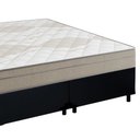 Ver imagem 7 de Cama Box Casal Bipartido Sintético + Colchão de Molas Ensacadas Portobel Ipanema - 138x188x65cm Cor: