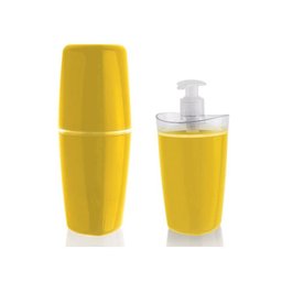 Conjunto De Banheiro 2 Peças Amarelo Poliestireno Marca Ou - 1 Conjunto De Banheiro 2 Peças Amarelo Poliestireno Marca Ou - 1