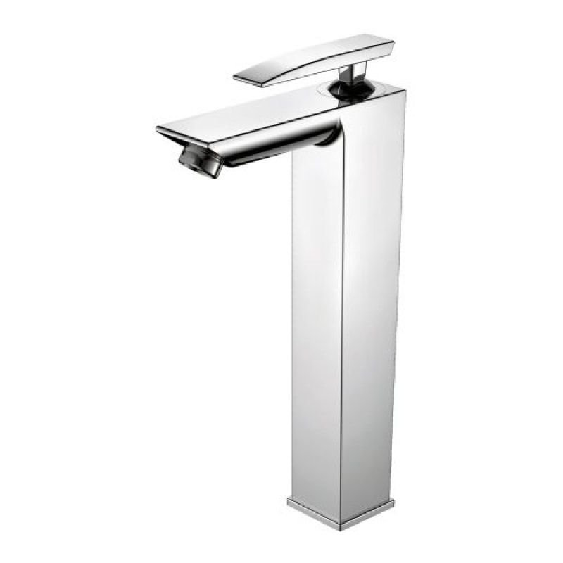 Torneira com misturador monocomando para lavatório - Bica alta, Cromado - Energy - Rubinettos 8203 R - 1