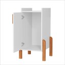 Ver imagem 3 de Suporte para Bebedouro Poseidon 1 Porta Branco Sal