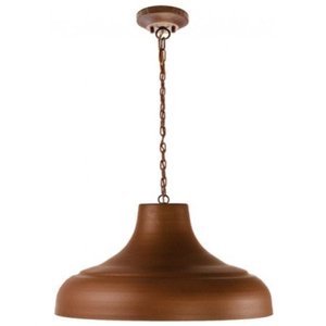 Pendente Rústico de Madeira e Metal Estância 56cm Madelustre