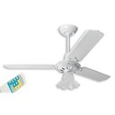Ver imagem 1 de Ventilador de Teto Tulipa Branco Loren Sid com Controle Remoto - 127V
