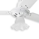 Ver imagem 2 de Ventilador de Teto Tulipa Branco Loren Sid com Controle Remoto - 127V