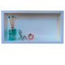Nicho para Banheiro em Porcelanato Branco + Brinde 60x32cm - 6