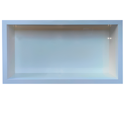 Nicho para Banheiro em Porcelanato Branco + Brinde 60x32cm - 2