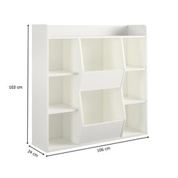 Organizador De Brinquedo Infantil Vicente 100% Mdf - 4
