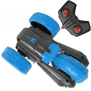 Carrinho Controle Remoto Manobra Radical 360 Luzes Som Brinquedo Super Carro Criança Divertido Avent