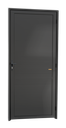 Ver imagem 1 de Porta Alumínio Lambril e.Cinza 80 Brimak