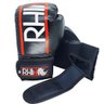 Kit Treino Muaythai Rhino com Luva + Caneleira + Bandagem + Bucal - 16oz - 3