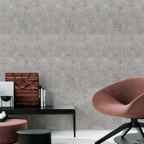 Papel de Parede Concreto Rústico Arte Destaque 2,50 Metros