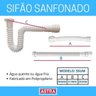 Sifão Sanfonado Universal Extensivo Branco Pia Tanque Astra - 7