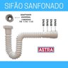 Sifão Sanfonado Universal Extensivo Branco Pia Tanque Astra - 8