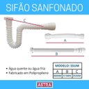 Ver imagem 7 de Sifão Sanfonado Universal Extensivo Branco Pia Tanque Astra