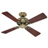 Ventilador de Teto Hunter Bayport Metal Antigo 4 Pás Madeira - 220V - 1