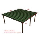 Ver imagem 5 de Kit Policarbonato Verde 4mm 6,00m X 6,00m - Perfis Naturais