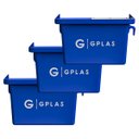 Ver imagem 1 de Kit 3 Bebedouro para Animal 10l Azul Gplas