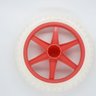 RODA ARO 12 - ARO PP / PNEU EVA - DIVERSAS CORES - ARO ESTRELA CORAL/PNEU BRANCO - 2
