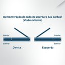 Ver imagem 4 de Folha de Porta Maciça em Eucalipto Acabamento Natural 210x120cm PM93 Seleta Cruzeiro Portas