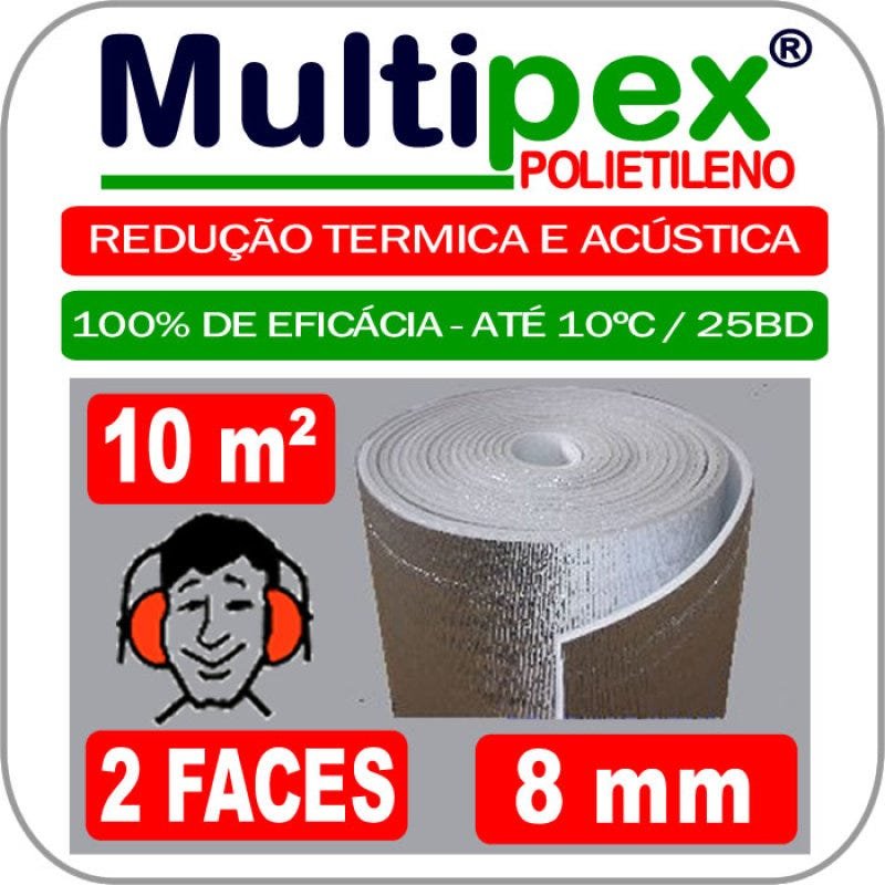 Manta Termo Acustica 2 Faces 8 mm (10m²) Multipex - 2