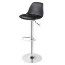 Ver imagem 1 de Banqueta Saarinen Cromada com Assento Preto