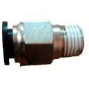 Ver imagem 1 de KIT 5 CONECTORES PNEUMÁTICO RETO MACHO 1/4 BSPT 8MM