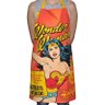 Avental Algodao Dc Wonder Woman Cover Page Rosa 70 X 80 Cm - 1