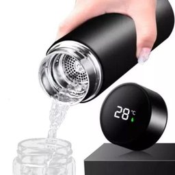 Garrafa Térmica 500ml com Medidor de Temperatura Digital Led - 2