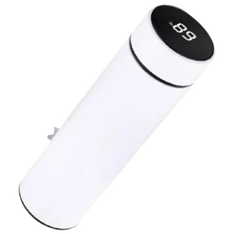 Garrafa Térmica 500ml com Medidor de Temperatura Digital Led