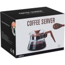 Ver imagem 2 de BALZAC CAFETEIRA 10x18x18cm 400ml BOROSILICATO TRANSP TAMPA MADEIRA