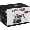 BALZAC CAFETEIRA 10x18x18cm 400ml BOROSILICATO TRANSP TAMPA MADEIRA - 2