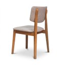 Ver imagem 5 de Kit 4 Cadeira de Jantar Madeira Maciça Manuela Estofada Premium Ergonomica Confortável Di Franco