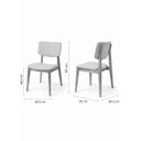Ver imagem 7 de Kit 4 Cadeira de Jantar Madeira Maciça Manuela Estofada Premium Ergonomica Confortável Di Franco