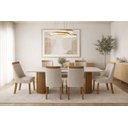 Ver imagem 1 de Sala de Jantar Mesa 1,80 e 6 Cadeiras -bellagio - Domus