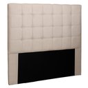 Ver imagem 1 de Cabeceira Decorativa Casal 1,40M Tropea Suede Bege - Gran Belo