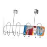 Suporte Multiuso Porta Vassoura Rodo Roupa Toalha 8 Ganchos - 2