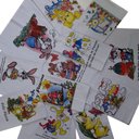 Ver mais imagens de Pano de Prato Estampado Pascoa 0,45 X 0,71cm 3und Branco