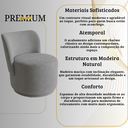 Ver imagem 6 de Poltrona Orgânica Redonda Suede Cinza Luxo Cinza Moderna Confortável Design P/ Sala Espera Recepção