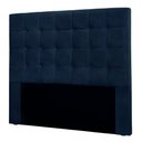 Ver imagem 3 de Cabeceira King 1,95m Santiago Suede Azul Marinho - Pallazio