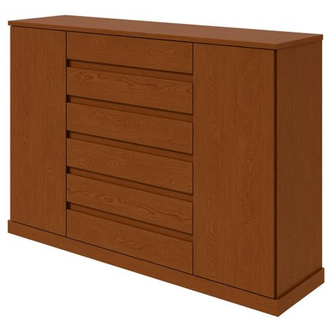 Comoda Vedra 7 Gavetas 2 Portas Frassino Lopas