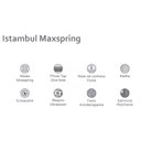 Ver imagem 4 de Cama Box Baú King: Colchão Molas Herval Maxspring Istambul + Base CRC Suede Clean(193x203)
