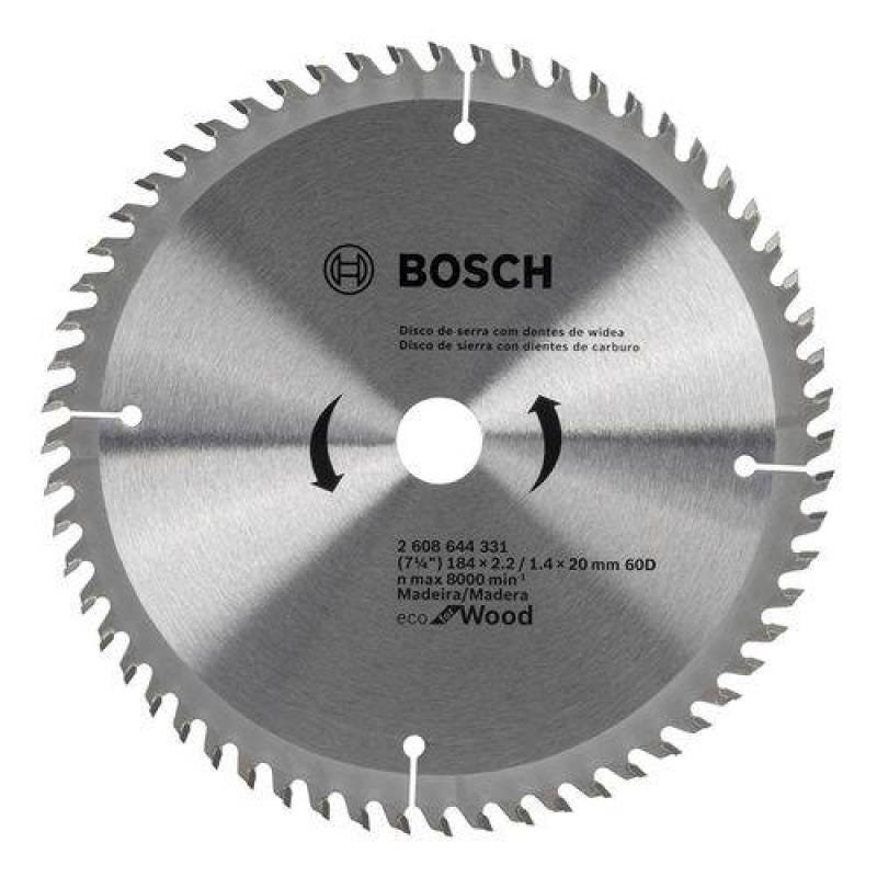 Disco de Serra Circular 184mm 60 Dentes - Bosch