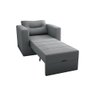 Sofa Cama Solteiro Marlene - Poltrona Cama Solteiro: Cinza - 2