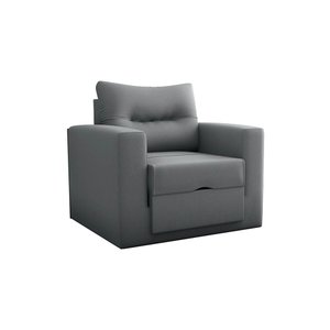Sofa Cama Solteiro Marlene - Poltrona Cama Solteiro:cinza